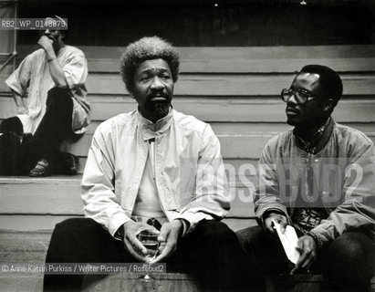 Soyinka Wole, Nigerian playwright and poet..Copyright©Anne-Katrin Purkiss/Writer Pictures/Rosebud2