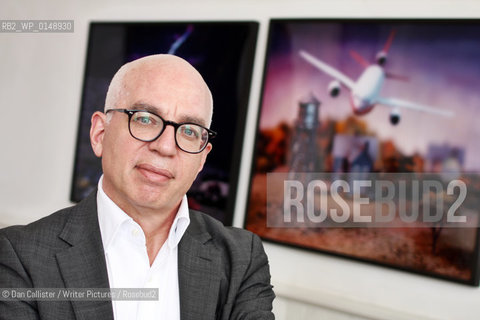 Michael Wolff, American  author, essayist, and journalist,  May 06, 2010 in his Manhattan apartment, New York City, USA  ..copyright©Dan Callister/Writer Pictures/Rosebud2