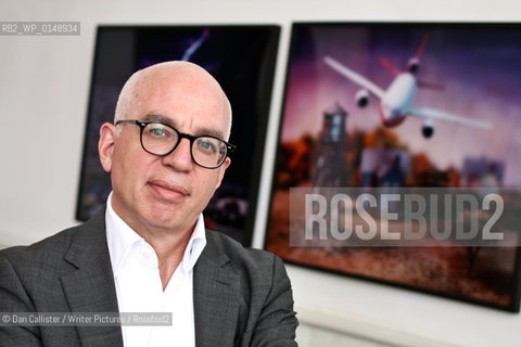 Michael Wolff, American  author, essayist, and journalist,  May 06, 2010 in his Manhattan apartment, New York City, USA  ..copyright©Dan Callister/Writer Pictures/Rosebud2