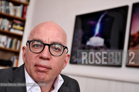 Michael Wolff, American  author, essayist, and journalist,  May 06, 2010 in his Manhattan apartment, New York City, USA  ..copyright©Dan Callister/Writer Pictures/Rosebud2