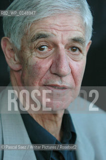 British writer and scientist Lewis Wolpert at the Edinburgh International Book Festival...Copyright©Pascal Saez/Writer Pictures/Rosebud2