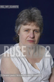 Emma Wood, British writer of ‘Peatbogs, Plague and Potatoes’, at the 2010 Edinburgh International Book Festival, August 25, 2010. .Copyright©Geraint Lewis/Writer Pictures/Rosebud2