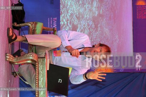 Michael Wood, at The DSC Jaipur Literature Festival 2009 billed as Asias Leading Literary Festival at Diggi Palace the old city area of Jaipur,  capital city of Rajastan...copyright©Nick Cunard/Writer Pictures/Rosebud2