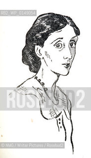 Virginia Wolf illustration by Cecil Beaton.Copyright©NMG/Writer Pictures/Rosebud2