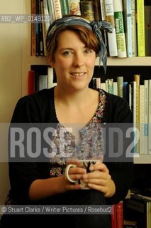 Evie Wyld, Australian-British author, at her flat in Herne Hill, South London, on August 9th, 2010...Copyright©Stuart Clarke/Writer Pictures/Rosebud2