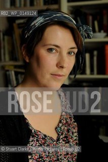 Evie Wyld, Australian-British author, at her flat in Herne Hill, South London, on August 9th, 2010...Copyright©Stuart Clarke/Writer Pictures/Rosebud2