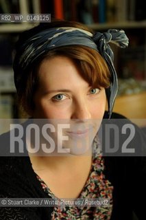 Evie Wyld, Australian-British author, at her flat in Herne Hill, South London, on August 9th, 2010...Copyright©Stuart Clarke/Writer Pictures/Rosebud2