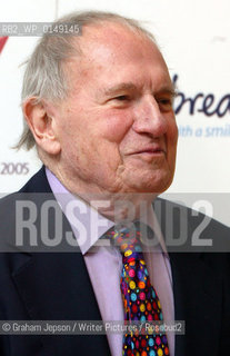 Poet Christoper Logue at the Whitbread Book Awards 2006..Copyright©Graham Jepson/Writer Pictures/Rosebud2