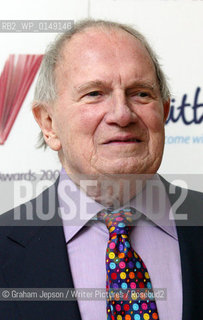 Poet Christopher Logue at the Whitbread Book Awards 2006..Copyright©Graham Jepson/Writer Pictures/Rosebud2