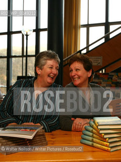 Mary Contini and Shirley Spear  co-authors of A Taste of Scotland..Photographed at the Winter Words Festival in Pitlochry...Copyright©Walter Neilson/Writer Pictures/Rosebud2