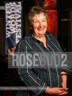 Shirley Spear, owner of The 3 Chimneys restaurant at Pitlochry Theatre speaking about A Taste of Scotland..Photographed at the Winter Words Festival in Pitlochry...Copyright©Walter Neilson/Writer Pictures/Rosebud2