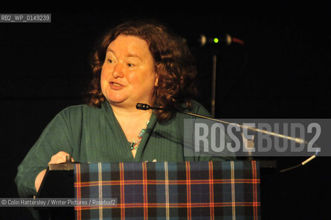 Write On! Childrens Awards at the Borders Book Festival 20/06/09 ..Eleanor Updale hosts the Write On! Awards.....Copyright©Colin Hattersley/Writer Pictures/Rosebud2