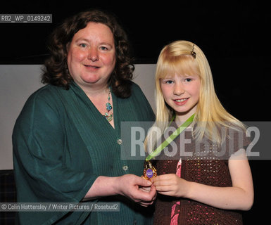 Write On! Awards, Sat 20/06/09 ..Eleanor Updale (back right, hosting) with Write On! Awards winner.....Copyright©Colin Hattersley/Writer Pictures/Rosebud2