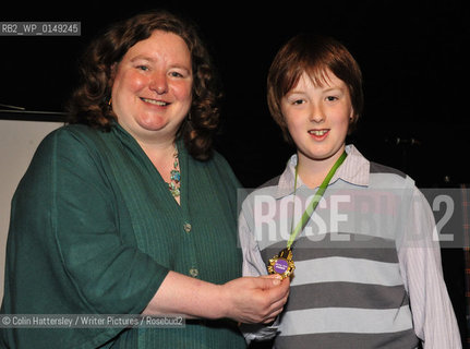 Write On! Awards, Sat 20/06/09 ..Eleanor Updale (back right, hosting) with Write On! Awards winner.....Copyright©Colin Hattersley/Writer Pictures/Rosebud2