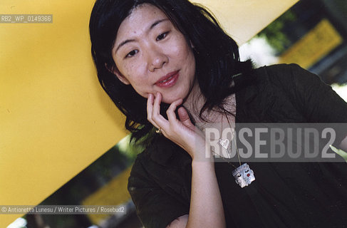 Japanese writer Banana Yoshimoto at Romes International Literature Festival..Copyright©Antionetta Lunesu/Writer Pictures/Rosebud2