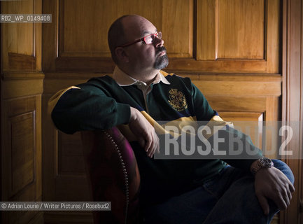 Carlos Ruiz Zafon, photographed in London..copyright©Adrian Lourie/Writer Pictures/Rosebud2