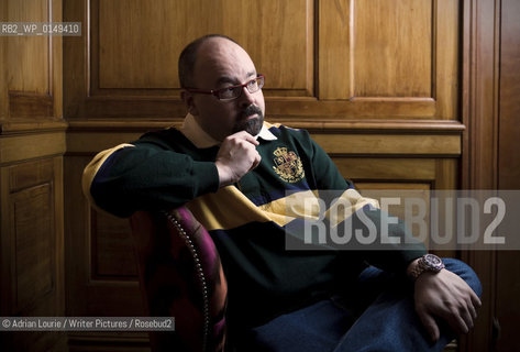 Carlos Ruiz Zafon, photographed in London..copyright©Adrian Lourie/Writer Pictures/Rosebud2