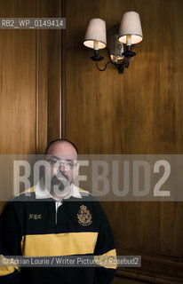 Carlos Ruiz Zafon, photographed in London..copyright©Adrian Lourie/Writer Pictures/Rosebud2