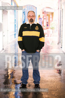 Carlos Ruiz Zafon, photographed in London..copyright©Adrian Lourie/Writer Pictures/Rosebud2