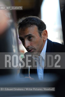 Image ID:  .Eric Zemmour  Author of -  Le premier sexe, Denoel Indigne.at Paris, France..©Copyrigh©t Edouard Smekens/Writer Pictures/Rosebud2