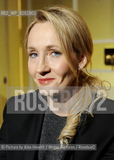JK Rowling at Lennoxlove House for the annual Lennoxlove Book Festival. Pictured with Muriel Gray who is introducing her to the sold out audience. Photographed 2nd November 2012..©Picture by Alex Hewitt/Writer Pictures/Rosebud2
