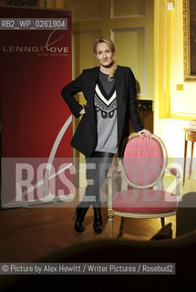 JK Rowling at Lennoxlove House for the annual Lennoxlove Book Festival. Pictured with Muriel Gray who is introducing her to the sold out audience. Photographed 2nd November 2012..©Picture by Alex Hewitt/Writer Pictures/Rosebud2