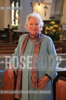 PD James in conversation with John Walsh at St Mary Magdalene Church in Woodstock...copyright©John Lawrence/Writer Pictures/Rosebud2
