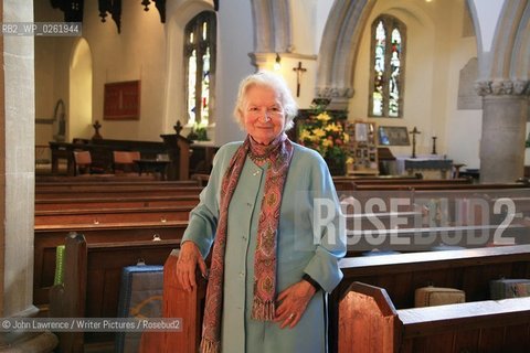 PD James in conversation with John Walsh at St Mary Magdalene Church in Woodstock...copyright©John Lawrence/Writer Pictures/Rosebud2