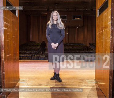 Sharon Olds, poet, photographed at the Royal Festival Hall..©25th October 2012..Picture by Antonio Olmos/Writer Pictures/Rosebud2