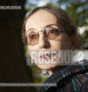 Joyce Carol Oates Novelist and writer at The Edinburgh International Book Festival.  Photograph taken 20/08/2012..©Picture by Geraint Lewis/Writer Pictures/Rosebud2