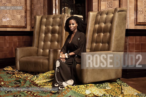 Taiye Selasi, writer who was born in london, raised in Boston, lives in New York, New Delhi and Rome. She writes stories, essays, scripts and books. She makes pictures both still and moving..©.Pictures by Wang Wei/Writer Pictures/Rosebud2