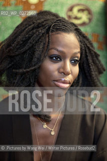 Taiye Selasi, writer who was born in london, raised in Boston, lives in New York, New Delhi and Rome. She writes stories, essays, scripts and books. She makes pictures both still and moving..©.Pictures by Wang Wei/Writer Pictures/Rosebud2