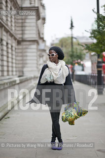 Taiye Selasi, writer who was born in london, raised in Boston, lives in New York, New Delhi and Rome. She writes stories, essays, scripts and books. She makes pictures both still and moving..©.Pictures by Wang Wei/Writer Pictures/Rosebud2