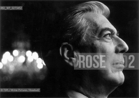 South American author Mario Vargas Llosa in Edinburgh   ..Copyright©TSPL/Writer Pictures/Rosebud2