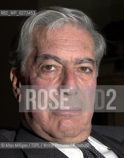 Mario Vargas Llosa, the Peruvian writer and author during his visit to  Glasgow pictured here at One Devonshire Gardens Hotel in Glasgow...Copyright©Allan Milligan/TSPL/Writer Pictures/Rosebud2