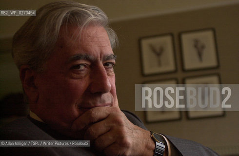 Mario Vargas Llosa, the Peruvian writer and author during his visit to  Glasgow pictured here at One Devonshire Gardens Hotel in Glasgow...Copyright©Allan Milligan/TSPL/Writer Pictures/Rosebud2