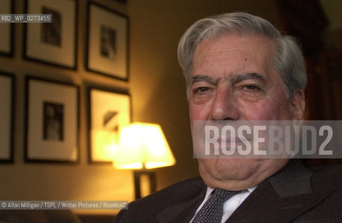 Mario Vargas Llosa, the Peruvian writer and author during his visit to  Glasgow pictured here at One Devonshire Gardens Hotel in Glasgow...Copyright©Allan Milligan/TSPL/Writer Pictures/Rosebud2