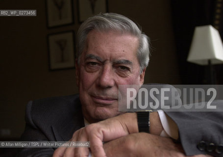 Mario Vargas Llosa, the Peruvian writer and author during his visit to  Glasgow pictured here at One Devonshire Gardens Hotel in Glasgow...Copyright©Allan Milligan/TSPL/Writer Pictures/Rosebud2