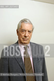 Mario Vargas LLosa..copyright©Mathieu Bourgois/Writer Pictures/Rosebud2