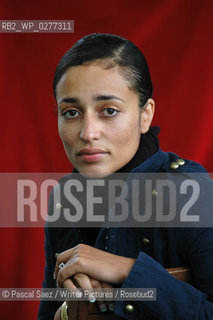 28 August 2005-Edinburgh, UK- British superstar writer Zadie Smith, author of White Teeth and On Beauty..at the Edinburgh International Book Festival..Copyright©Pascal Saez/Writer Pictures/Rosebud2