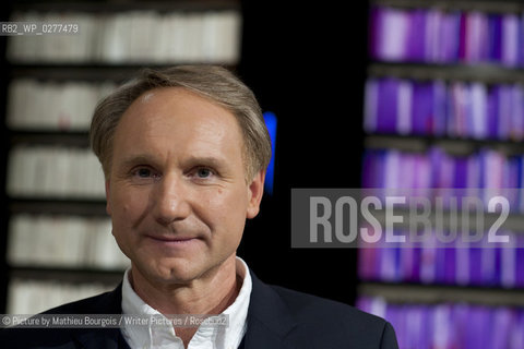 Dan Brown, American author photographed in Paris in May 2013 while on a promotional tour for his new book Inferno..©Picture by Mathieu Bourgois/Writer Pictures/Rosebud2