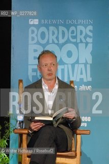 Anthony  Quinn, author and Walter Scott Prize nominee, at the Borders B©Writer Pictures/Rosebud2