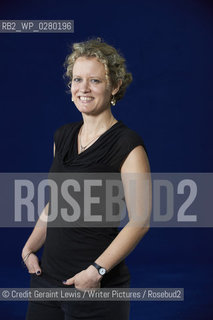 Elanor Dymott, writer and novelist. Debut novel is Contact Leaves A Trace. Pictured at the Edinburgh International Book Festival. Taken 15th August 2012..©Credit Geraint Lewis/Writer Pictures/Rosebud2