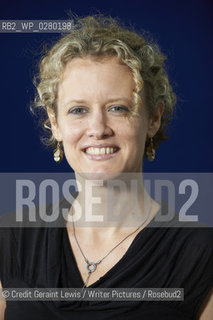 Elanor Dymott, writer and novelist. Debut novel is Contact Leaves A Trace. Pictured at the Edinburgh International Book Festival. Taken 15th August 2012..©Credit Geraint Lewis/Writer Pictures/Rosebud2