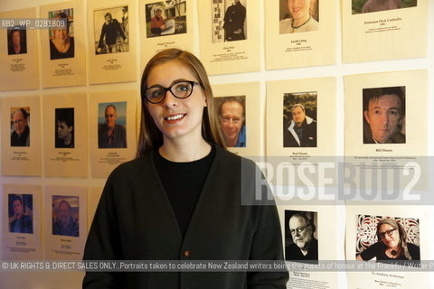 Eleanor Catton. Photograph taken 22/07/2012.Picture by Maja Moritz/Picture Alliance/Writer Pictures..©UK RIGHTS & DIRECT SALES ONLY..Portraits taken to celebrate New Zealand writers being the guests of honour at the Frankfu/Writer Pictures/Rosebud2