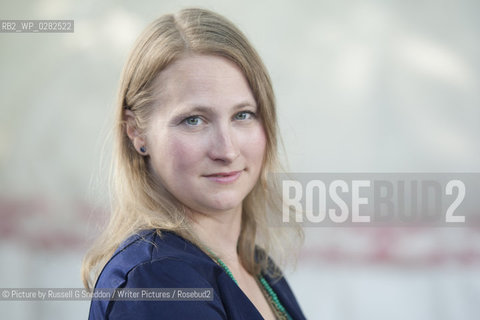 Jessica Brockmole at the Edinburgh International Book Festival, Charlotte Square Gardens, Edinburgh. 26th August 2013..©Picture by Russell G Sneddon/Writer Pictures/Rosebud2