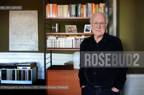 Peter Higgs (Professor) at his home in New Town, Edinburgh.14th February 2013..©Photograph by Jane Barlow/TSPL/Writer Pictures/Rosebud2