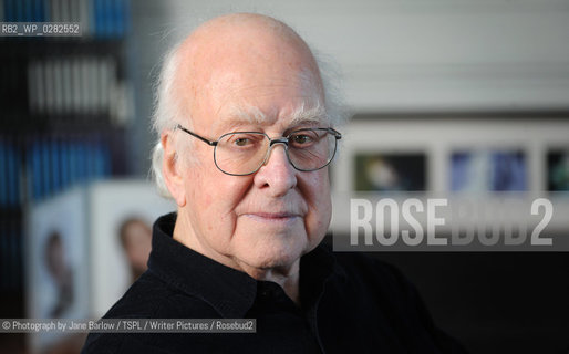 Peter Higgs (Professor) at his home in New Town, Edinburgh.14th February 2013..©Photograph by Jane Barlow/TSPL/Writer Pictures/Rosebud2