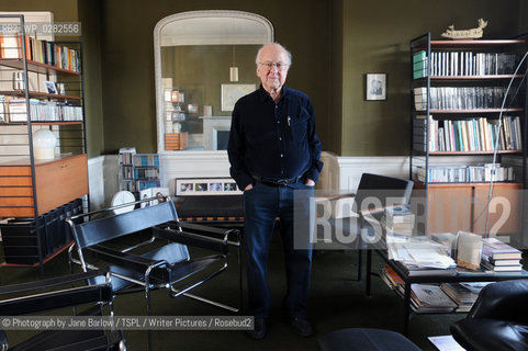 Peter Higgs (Professor) at his home in New Town, Edinburgh.14th February 2013..©Photograph by Jane Barlow/TSPL/Writer Pictures/Rosebud2