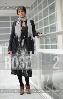 Adriana Lisboa , at the 65. Frankfurt Book Fair in Frankfurt Main, Germany, October 2013..©10/10/2013..Picture by Uwe Zucchi/dpa/Writer Pictures/Rosebud2